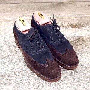 $695 Arthur Beren GRAVATI Women's 6 N Narrow Suede Oxford 4376 * add $15 Trees